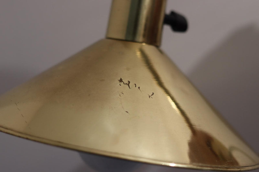 1960's Statement Trump Shape Lights in Brass, designed by Börje Claes for Norlett Elit. Noah Ancienne