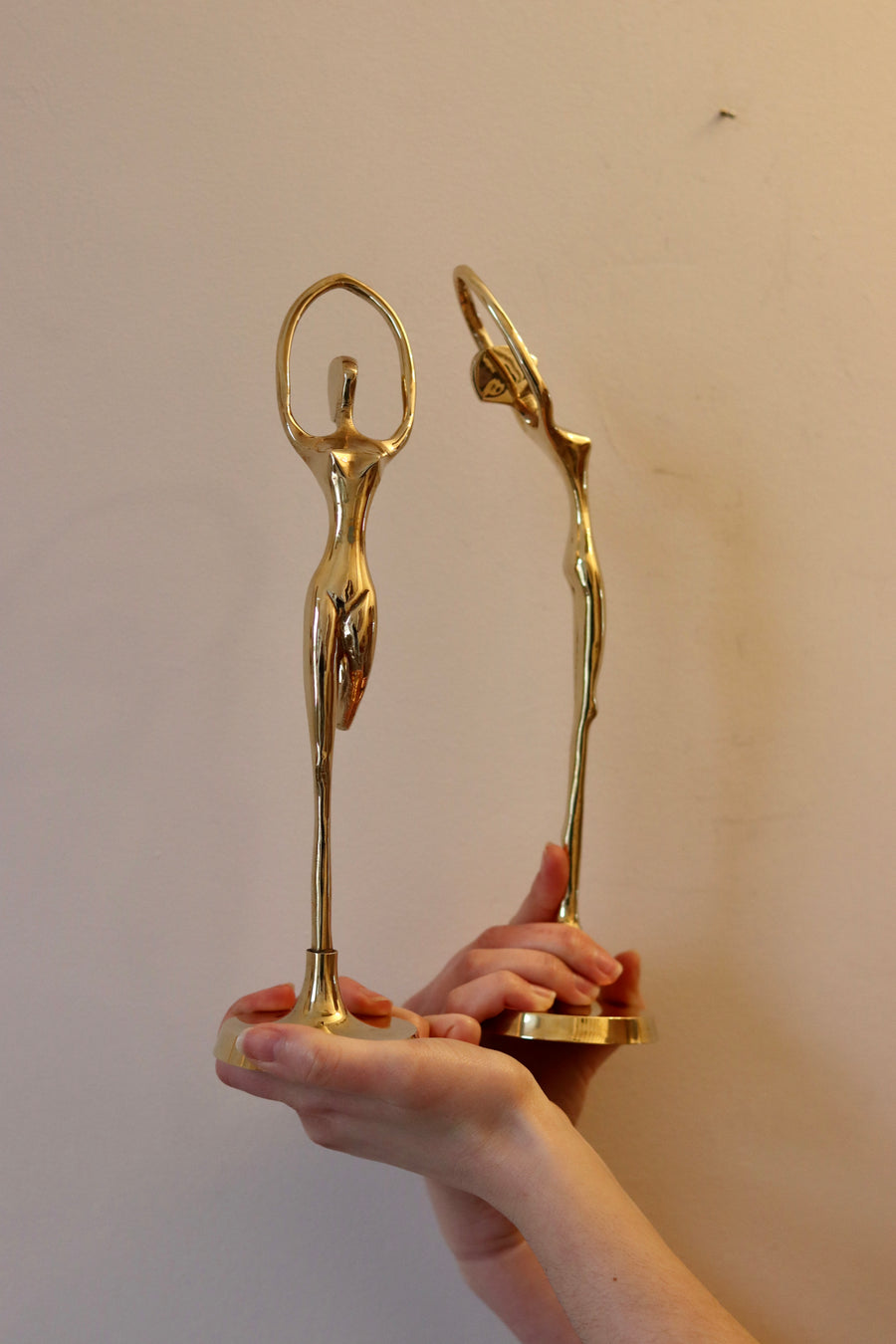 Beautiful Pair of Vintage Brass Ballerinas Noah Ancienne