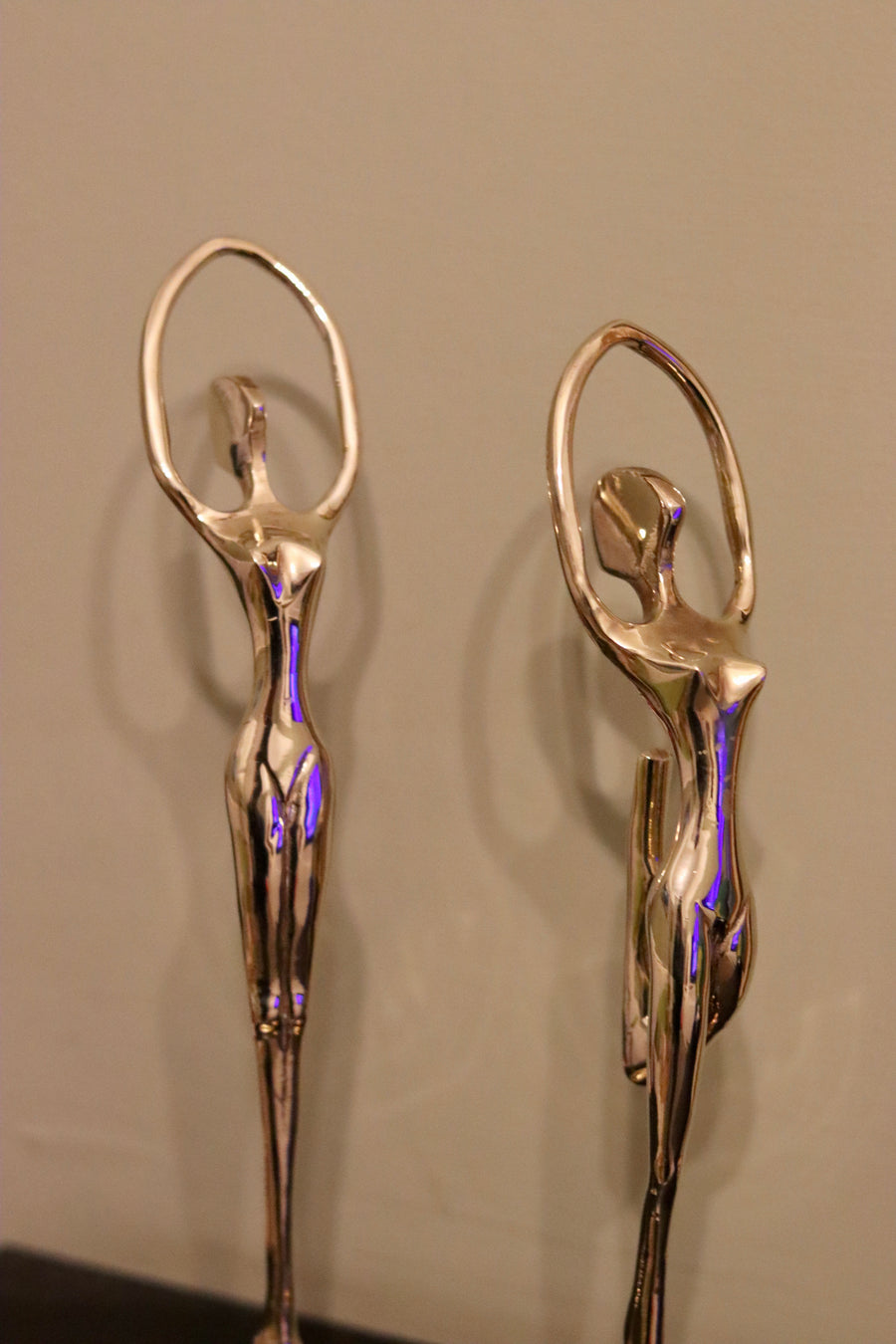 Beautiful Pair of Vintage Brass Ballerinas Noah Ancienne