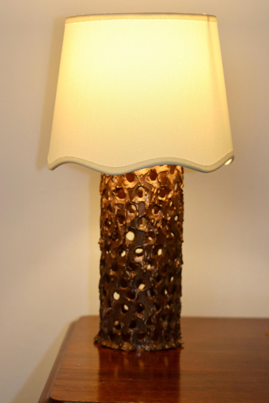 Brutalist Pair of Table Lamps Noah Ancienne