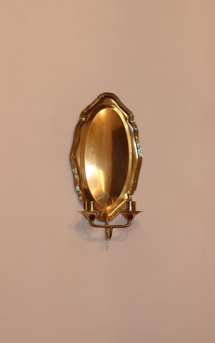 Mid-Century Brass Swedish Sconce Noah Ancienne