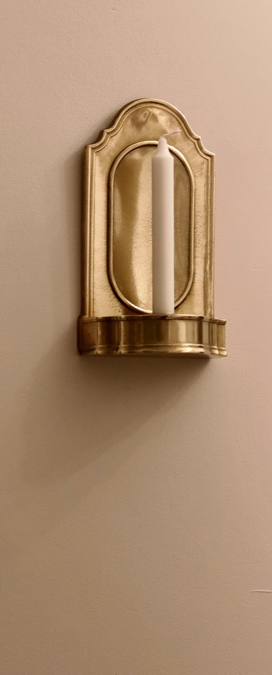 Mid Century Swedish Brass Sconce Noah Ancienne