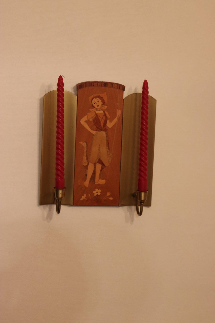 Pair Of Mid Century Swedish Sconces by Mjölby Intarsia Noah Ancienne