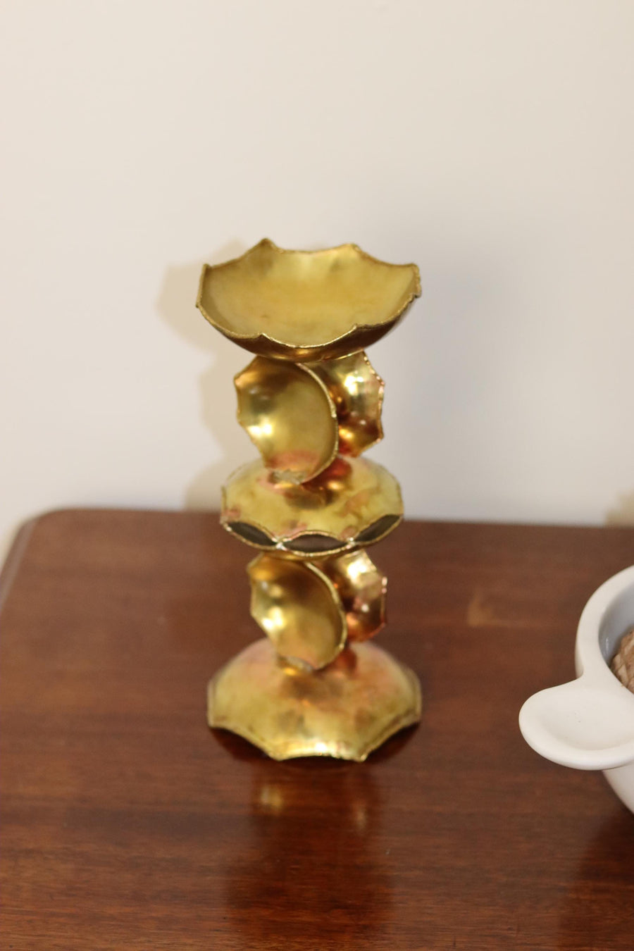 Swedish Mid-Century Brutalist Style Candlestick / Sculpture by - Claës E. Giertta Noah Ancienne