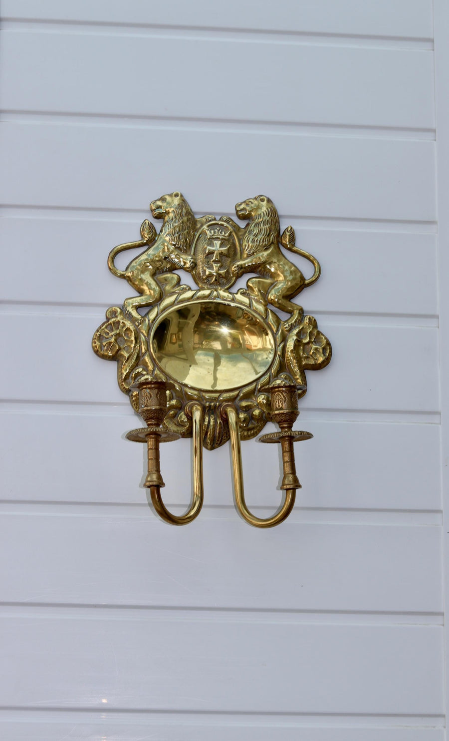 Vintage Brass Wall Sconce Noah Ancienne