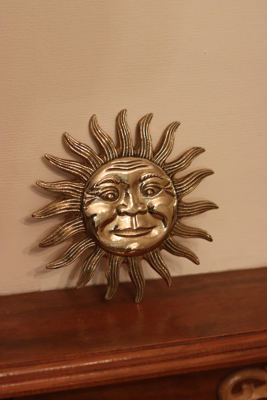 Vintage Sun Plaque Noah Ancienne