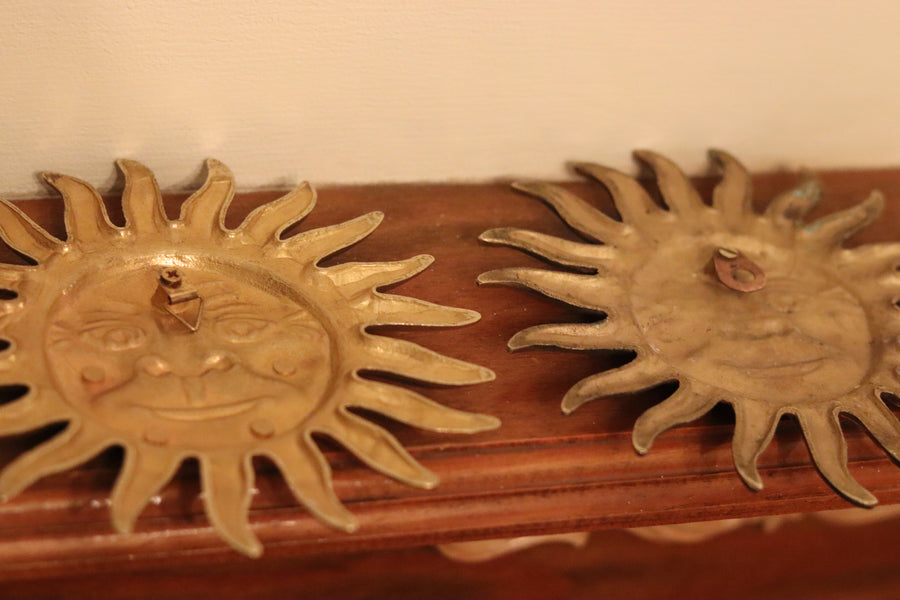 Vintage Sun Plaque Noah Ancienne