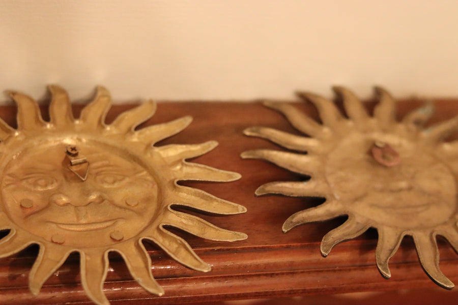 Vintage Sun Plaque Noah Ancienne