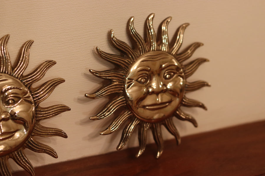 Vintage Sun Plaque Noah Ancienne