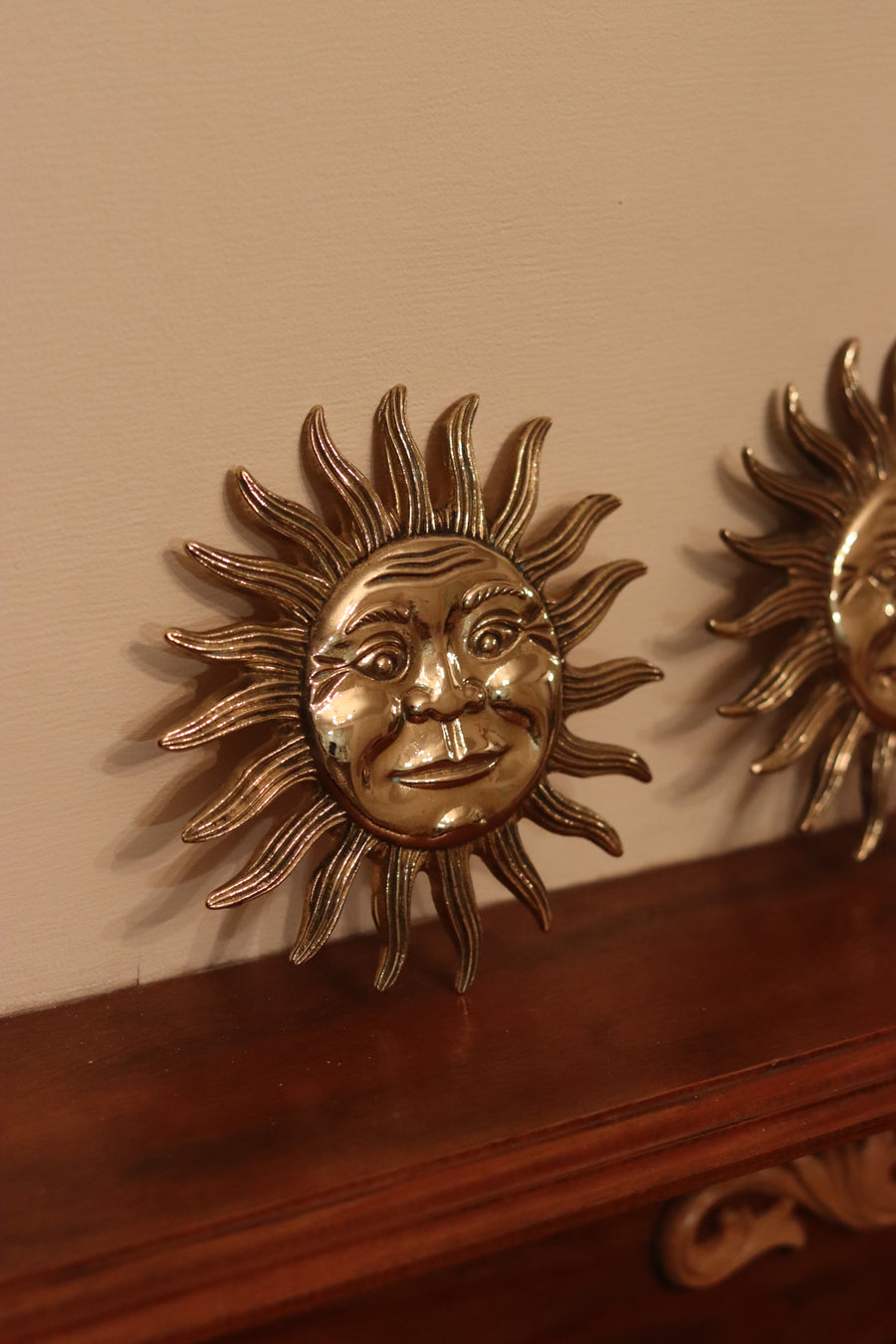 Vintage Sun Plaque Noah Ancienne