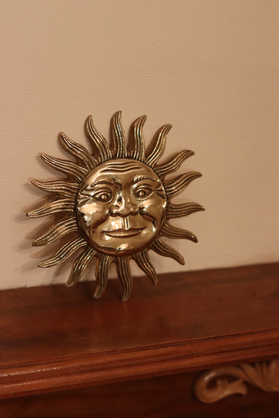 Vintage Sun Plaque Noah Ancienne