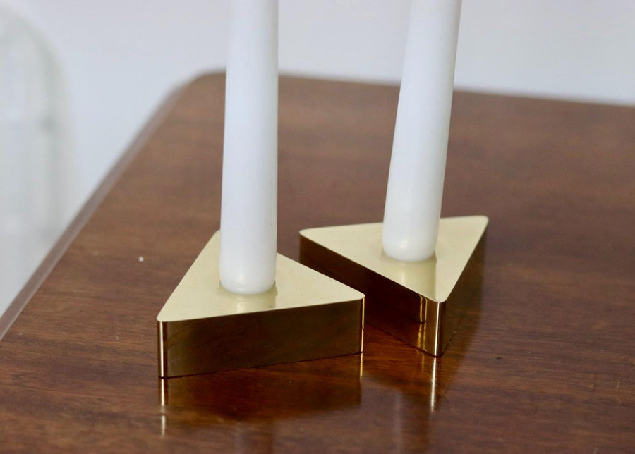 Pair of Mid Century Style Candleholders by Gusum