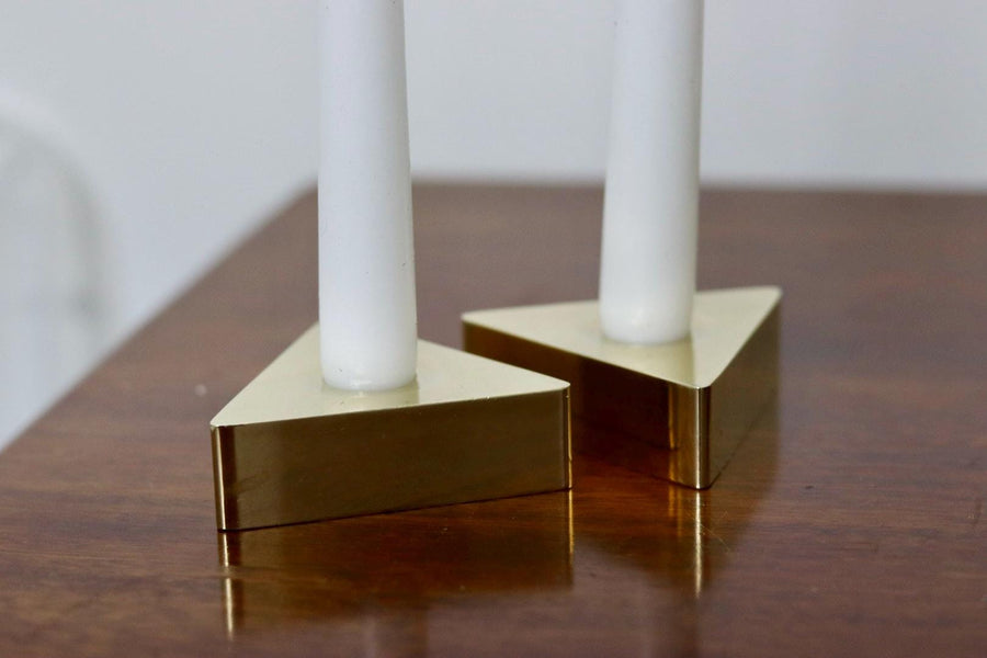 Pair of Mid Century Style Candleholders by Gusum