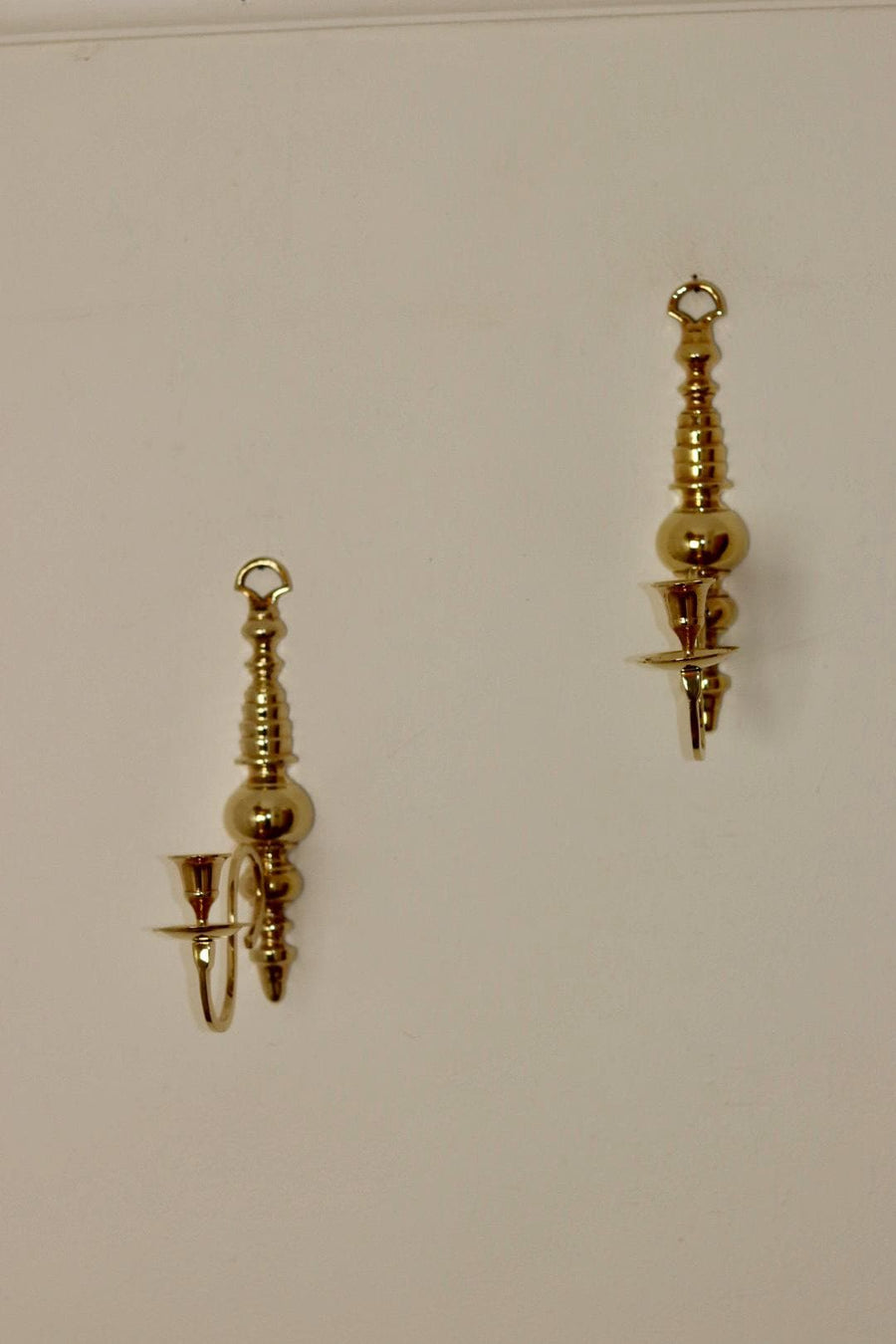 Pair of Vintage Brass Sconces