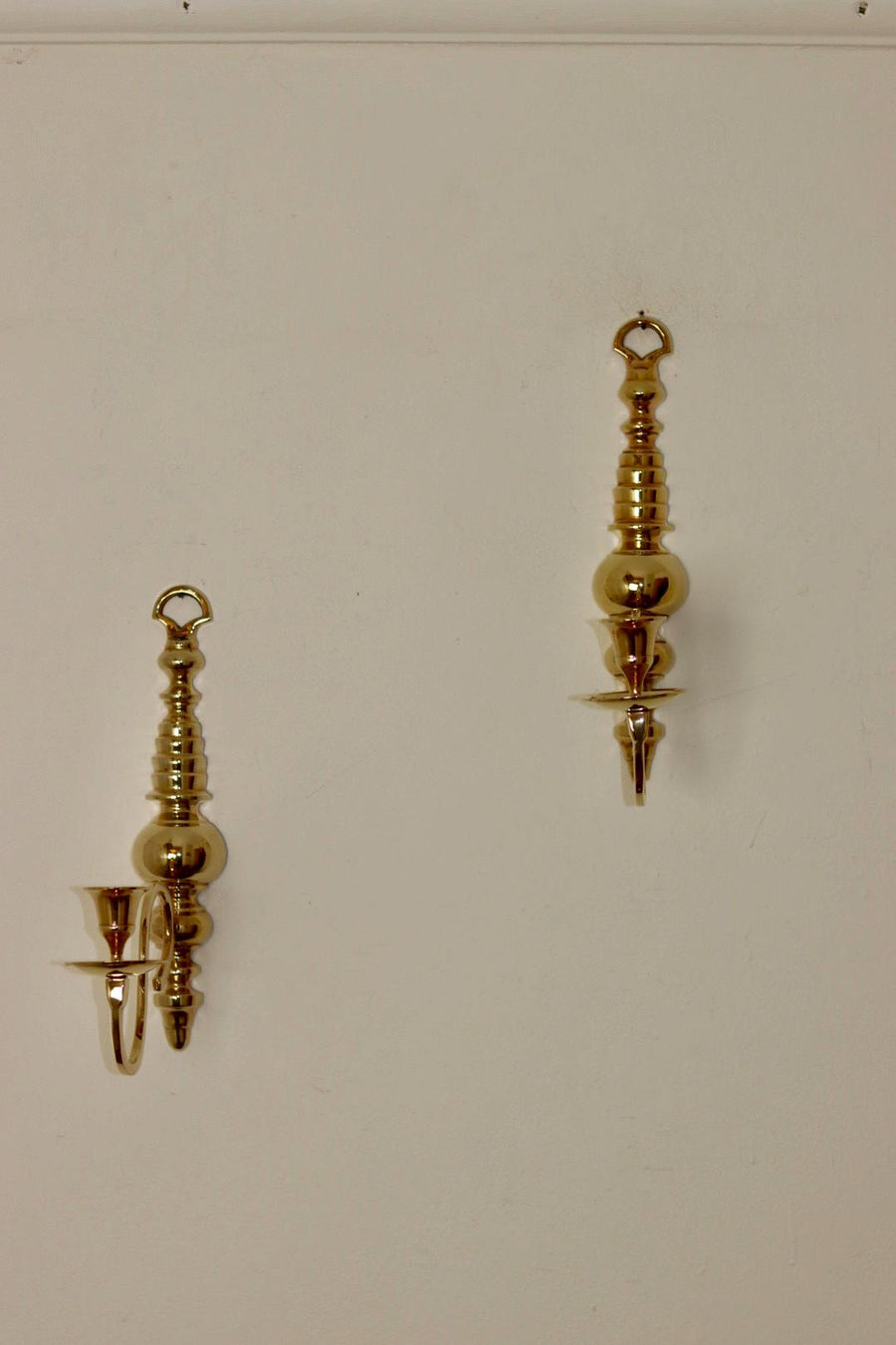 Pair of Vintage Brass Sconces