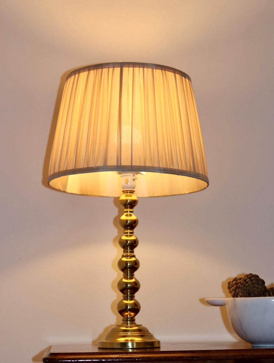 Pair of Mid Century Swedish Brass Lamps