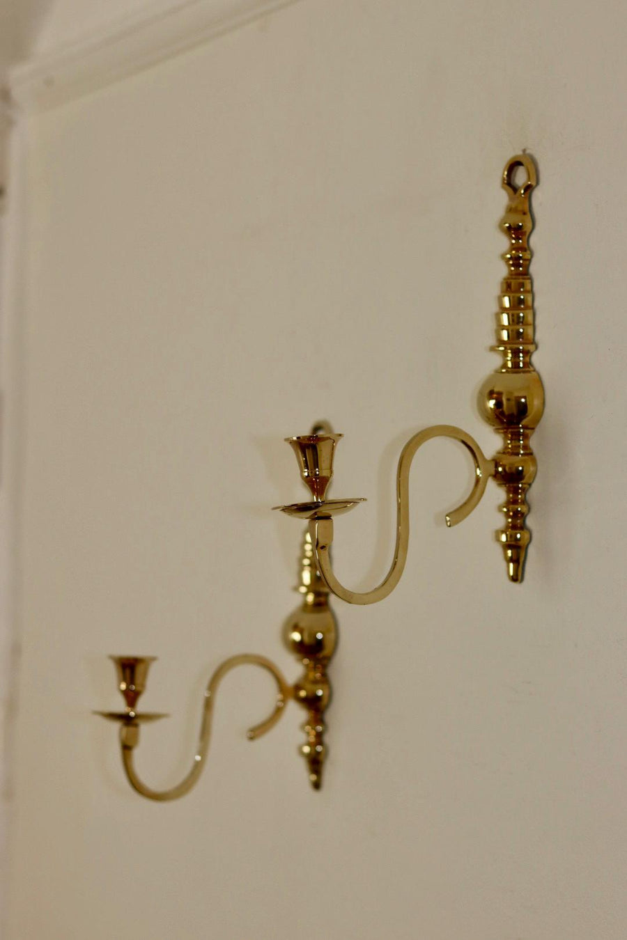 Pair of Vintage Brass Sconces