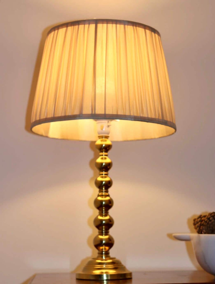 Pair of Mid Century Swedish Brass Lamps