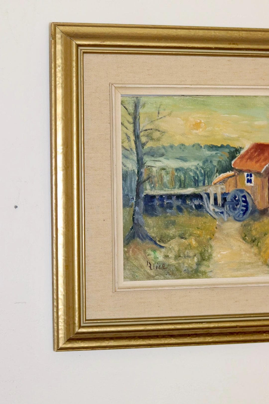 "Hut in a Serene Landscape" by Alice