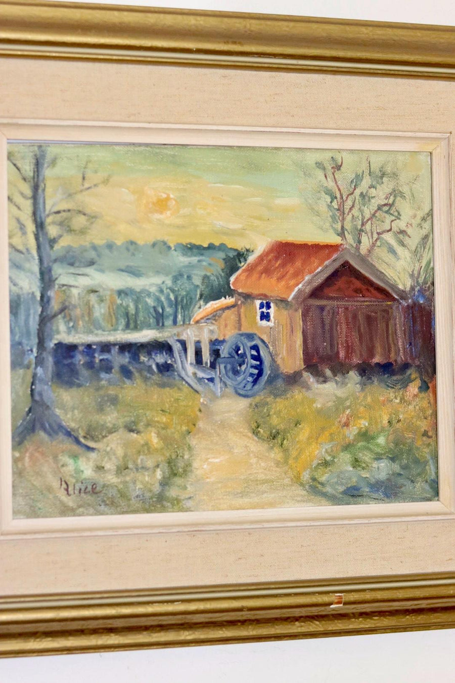 "Hut in a Serene Landscape" by Alice