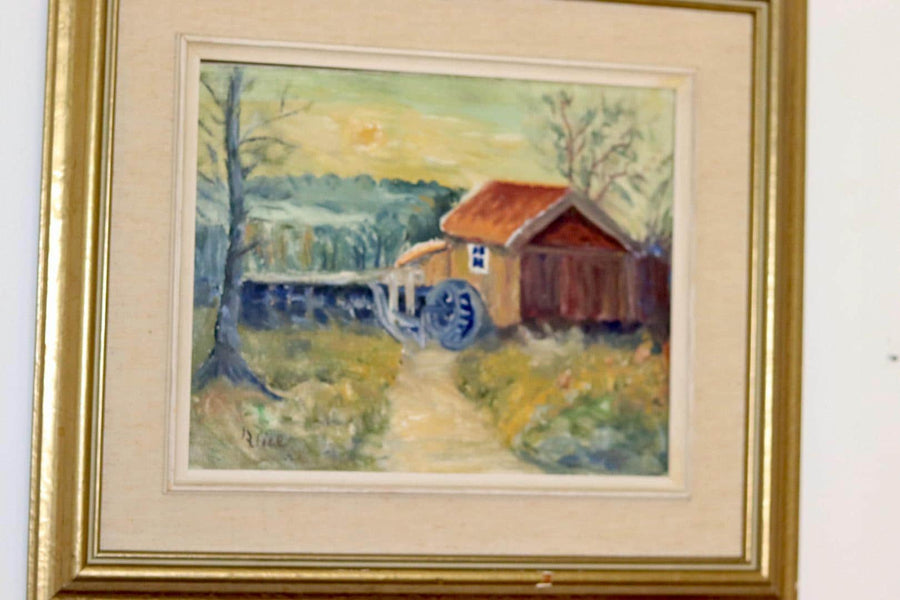 "Hut in a Serene Landscape" by Alice