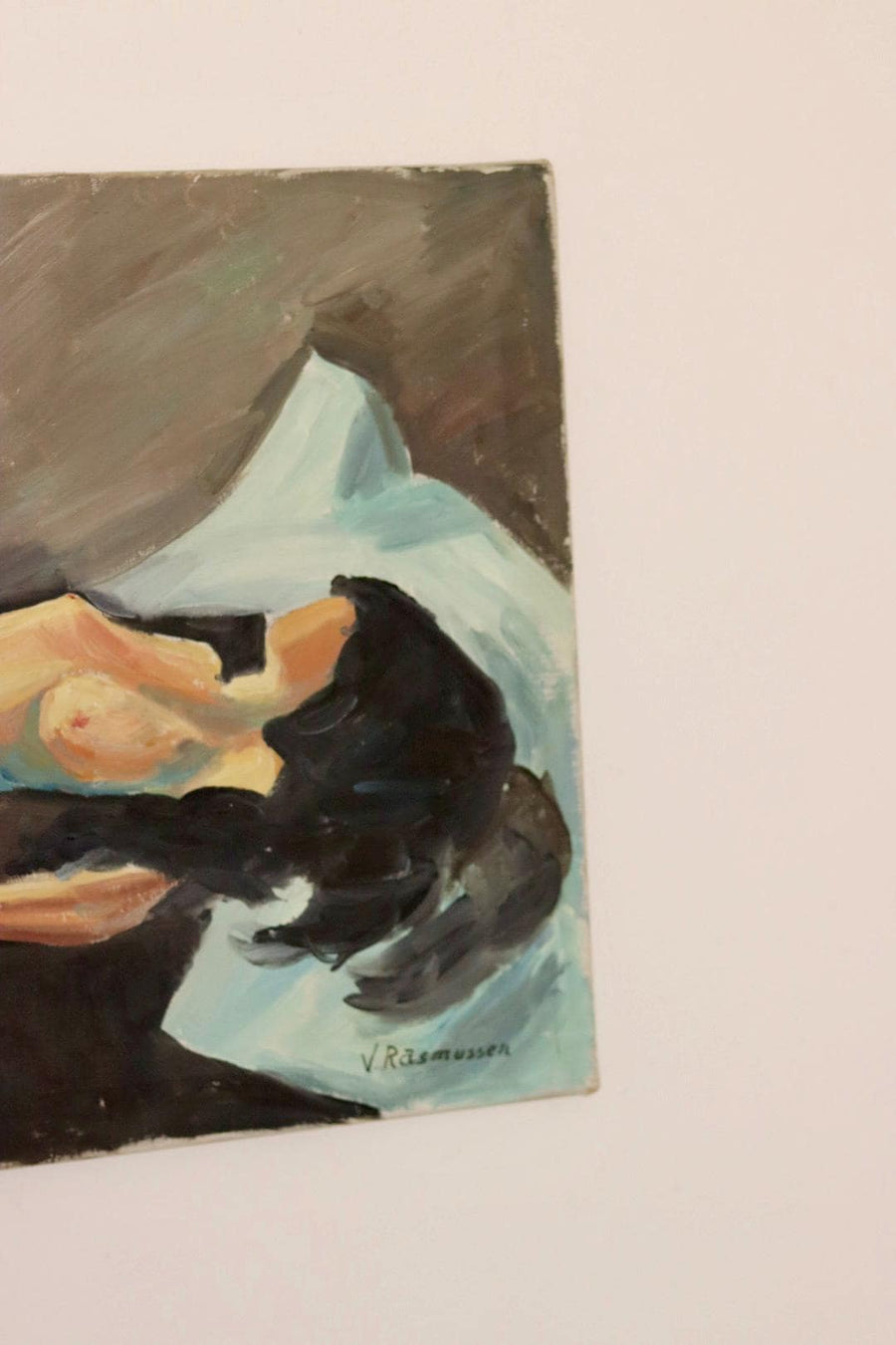 "Reclining Nude" by V. Rasmussen