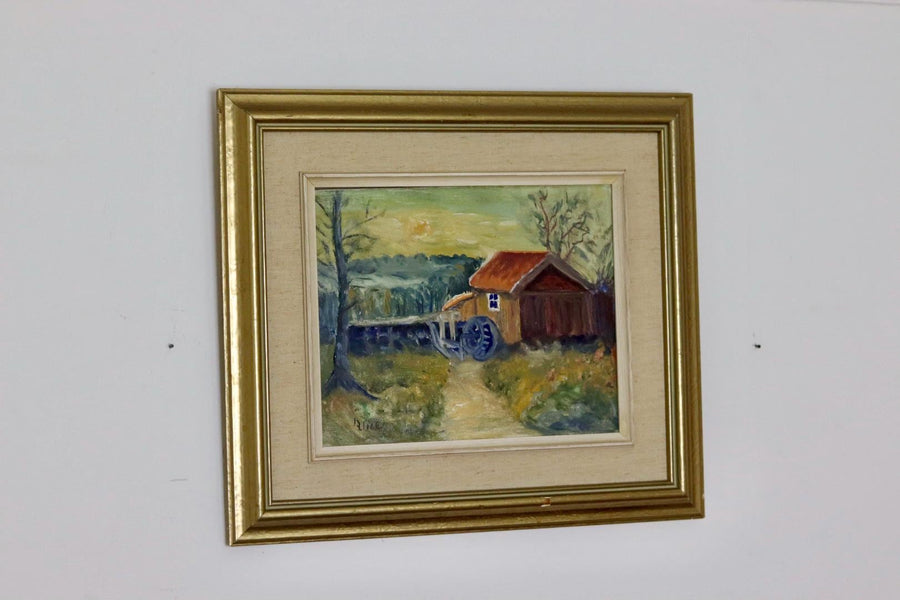 "Hut in a Serene Landscape" by Alice