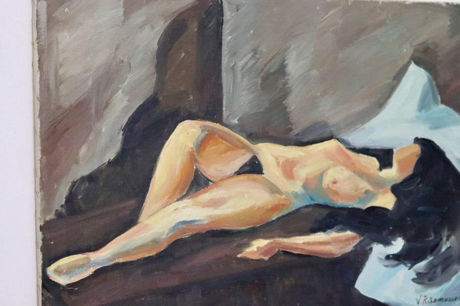 "Reclining Nude" by V. Rasmussen