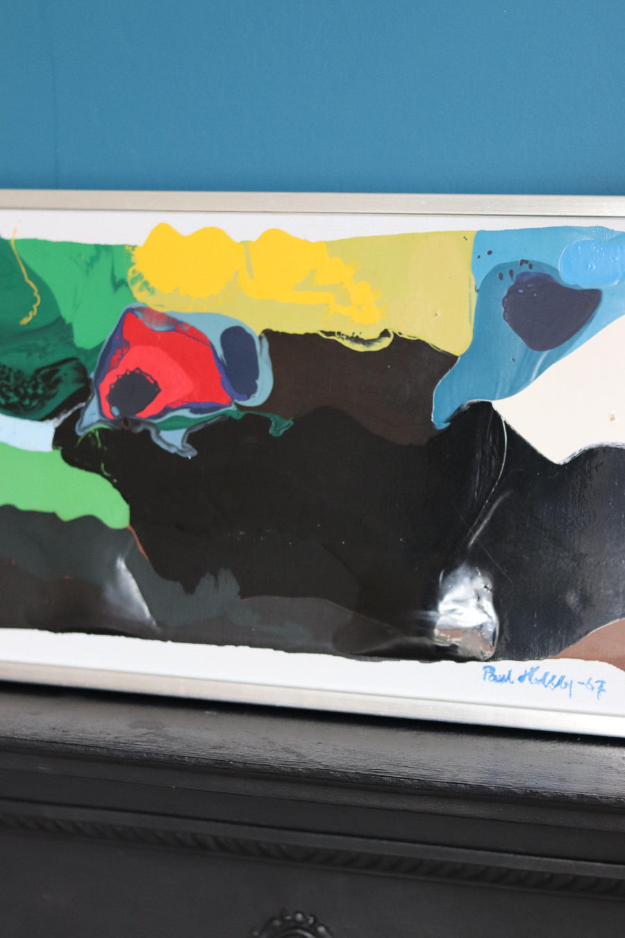 “Towards the hot interior of the earth” by PAUL HOLSBY, signed, 1967.