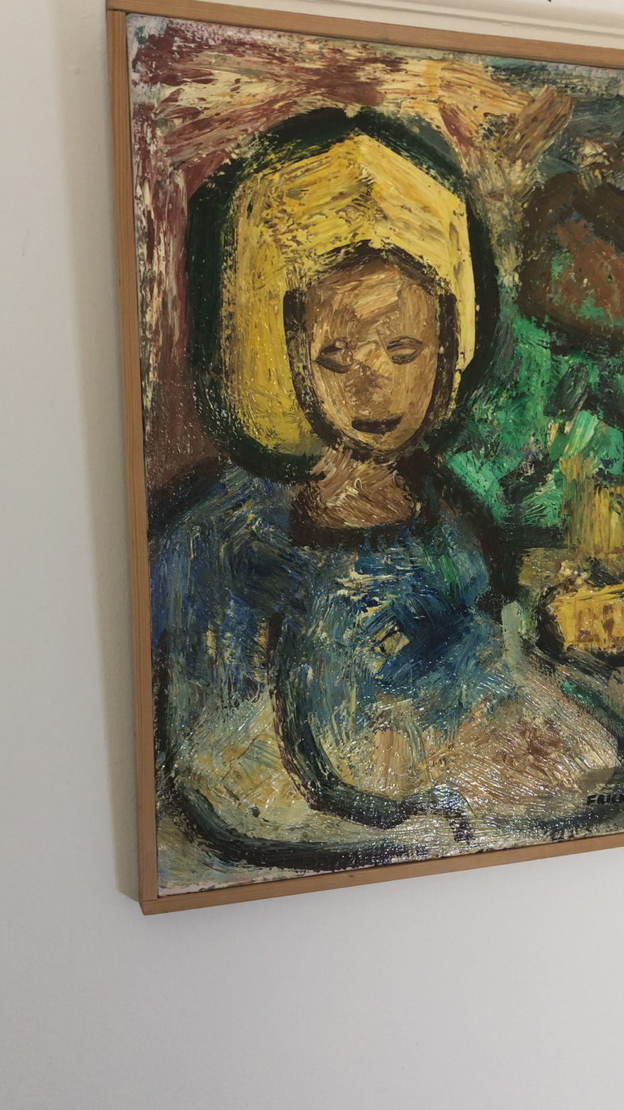 " Girl "by Gösta Falck circa 1960