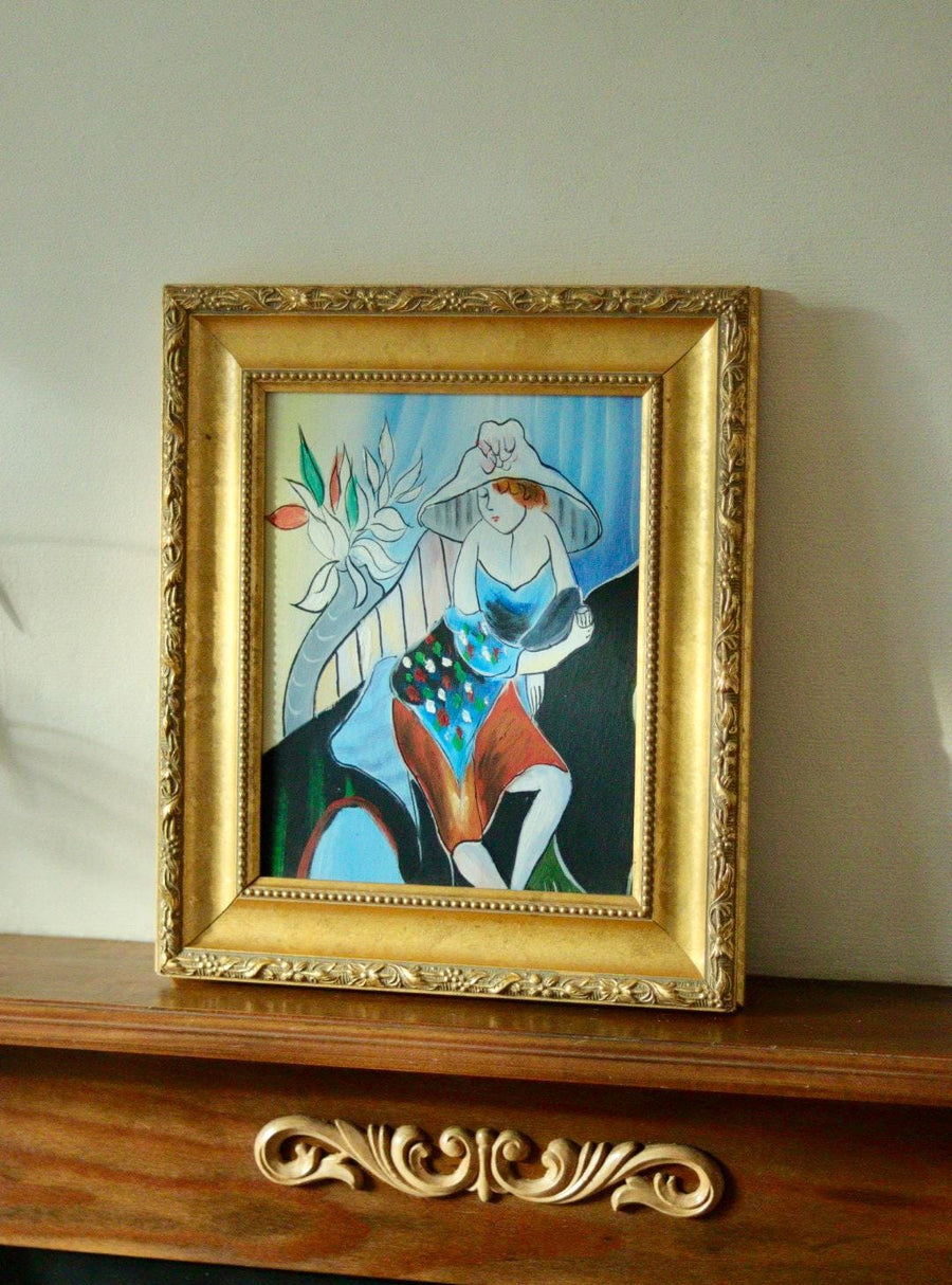 “Woman with a Hat” by Mary Varley