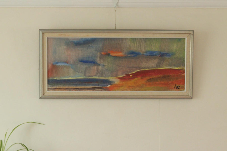 Original Mid Century Oil on Panel – “Illumination”