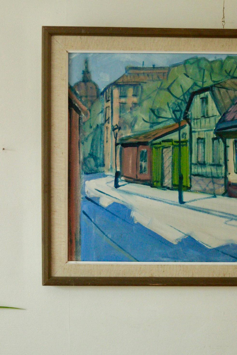 “Street with Houses” – Birger Öberg