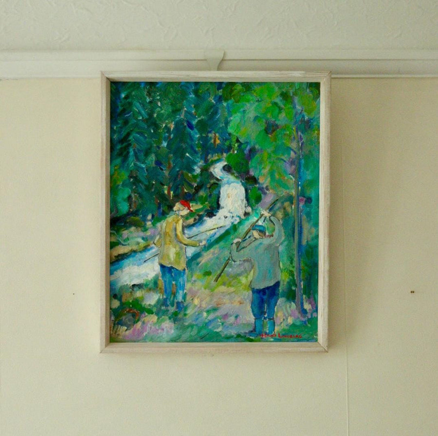 Original Swedish Oil on Canvas – By HANS LINDBERG