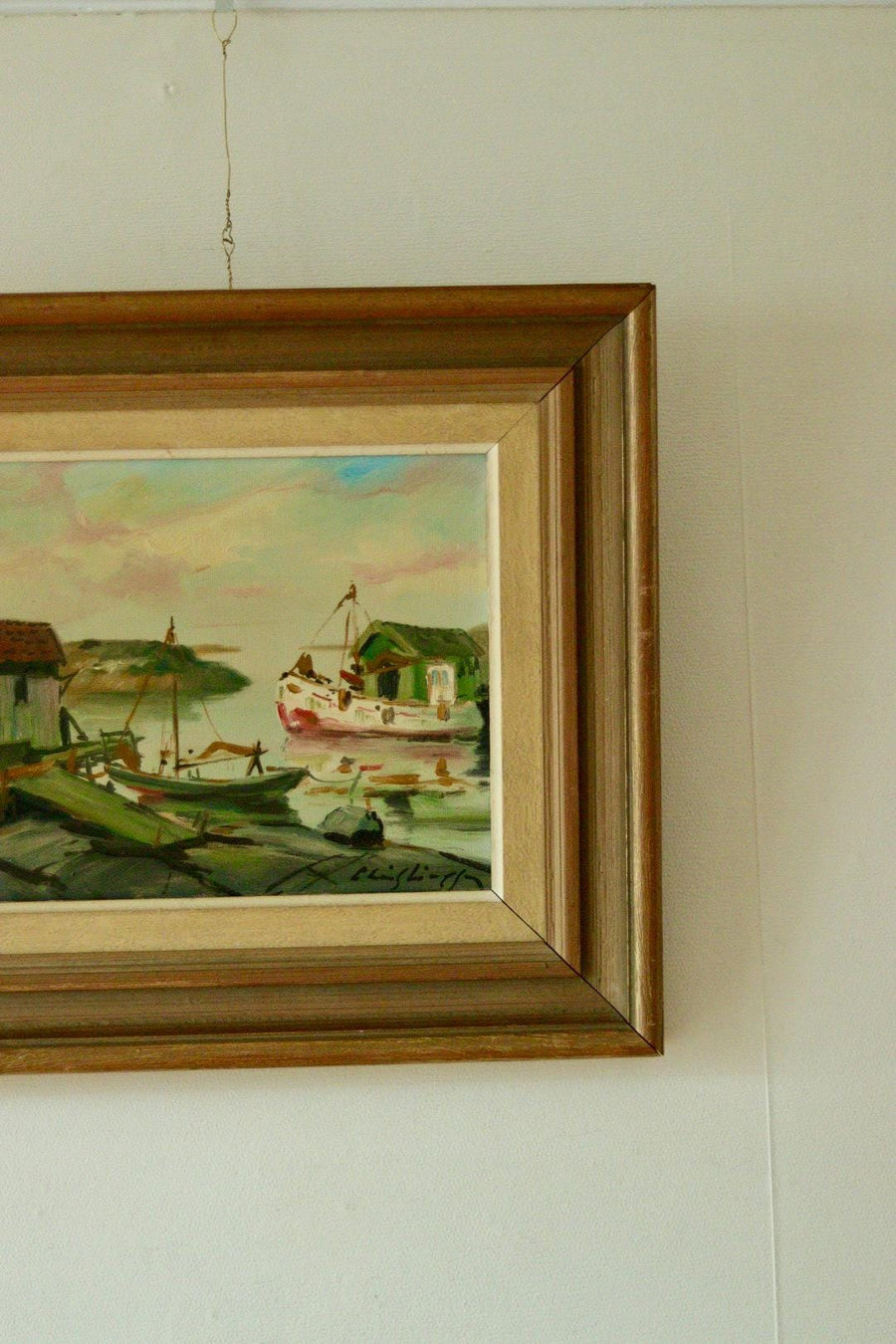 “Boat in the Harbour” by CARL CHRISTIANSSON
