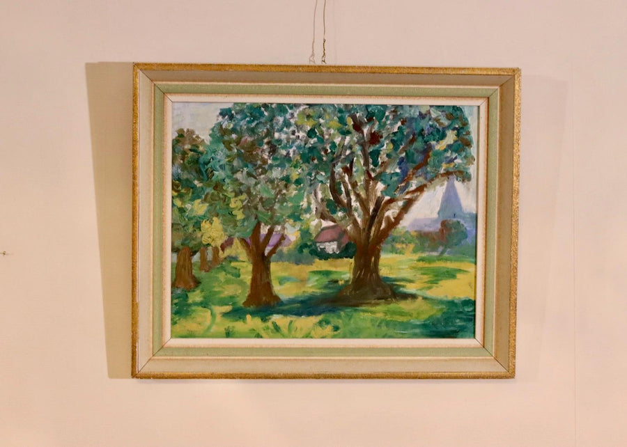 "House Obscured by Trees " by A. Akalsson