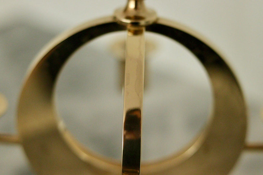 Swedish Brass Candlabera by Arthur Pe Kolbäck