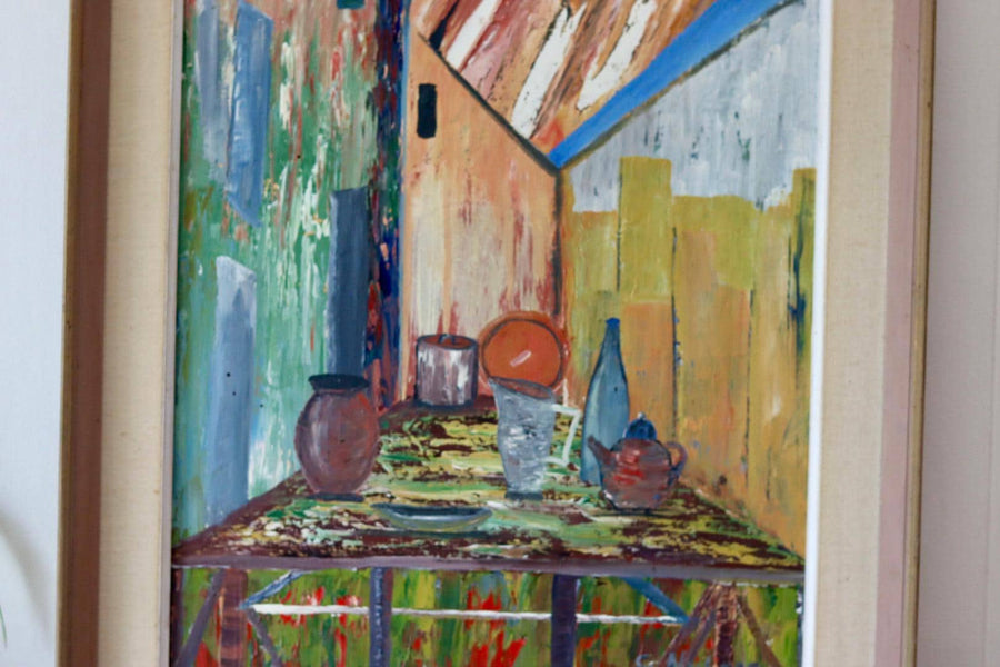 “Still Life Table” by GÖSTA NYBERG (1913-1987)