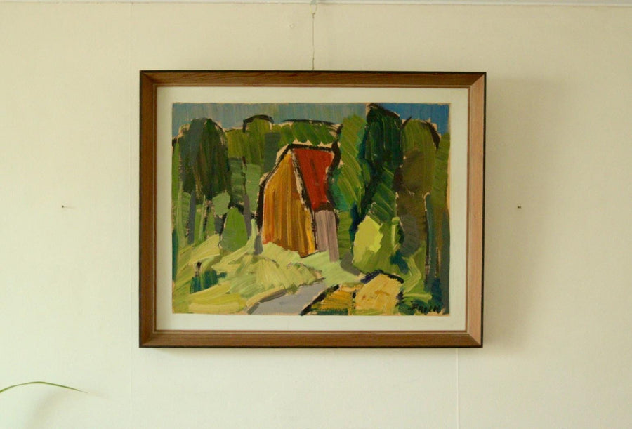 “Cubist Cabin in the Woods” by Gösta Falck