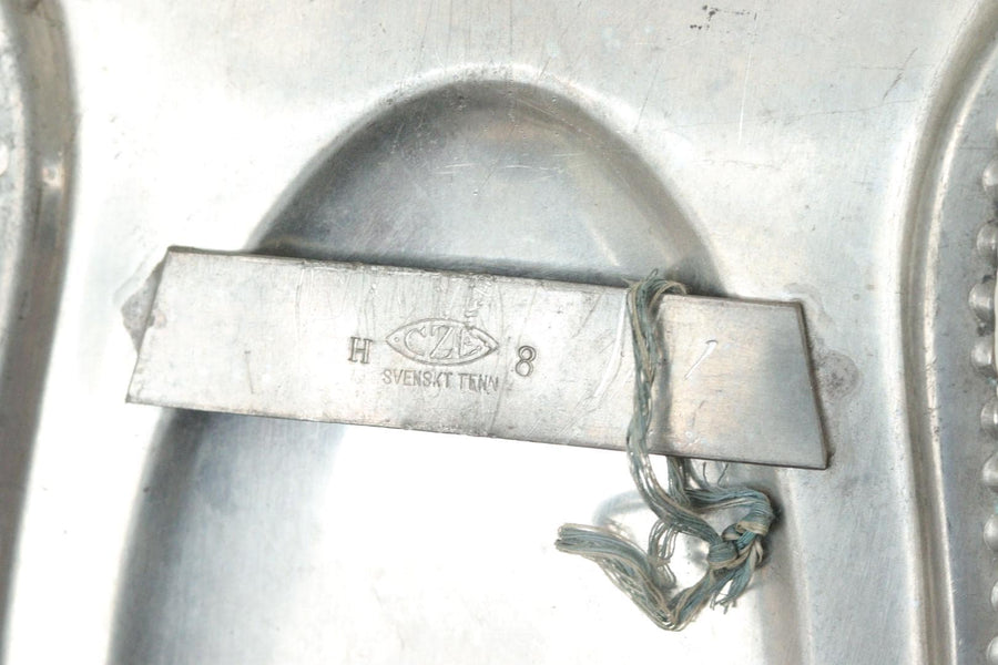 Pair Of Mid Century Swedish Pewter Sconces by Svenskt Tenn