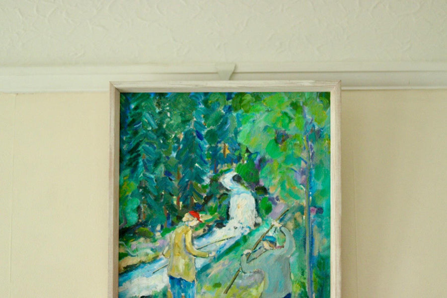 Original Swedish Oil on Canvas – By HANS LINDBERG
