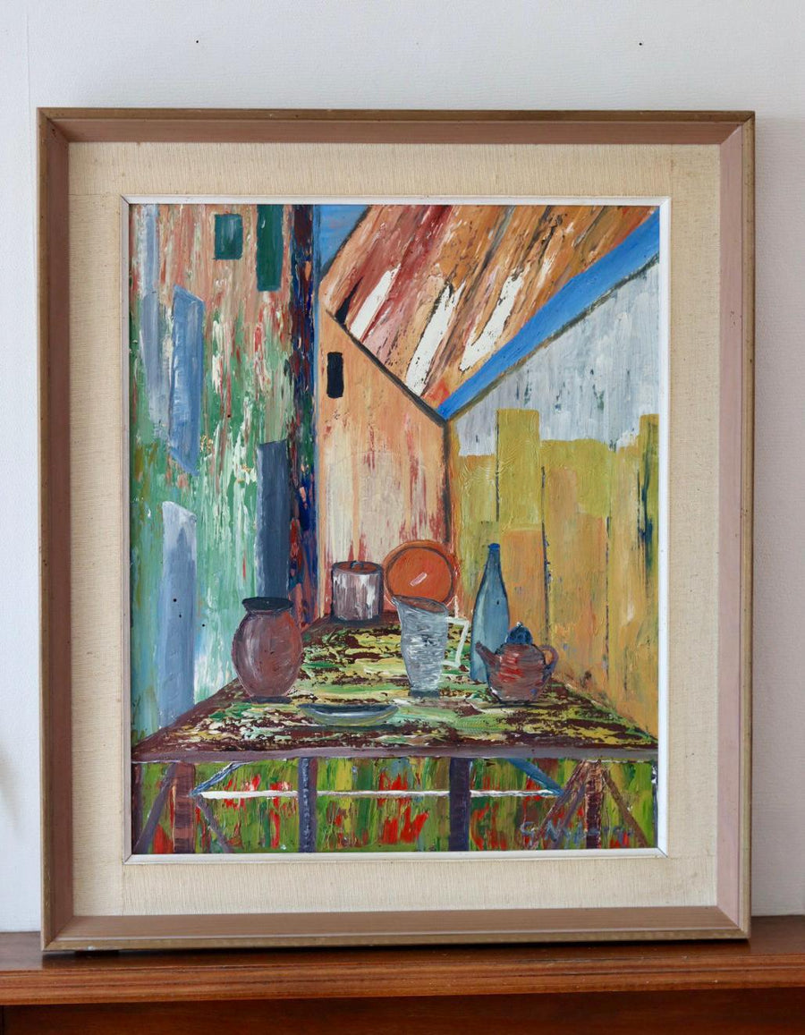 “Still Life Table” by GÖSTA NYBERG (1913-1987)