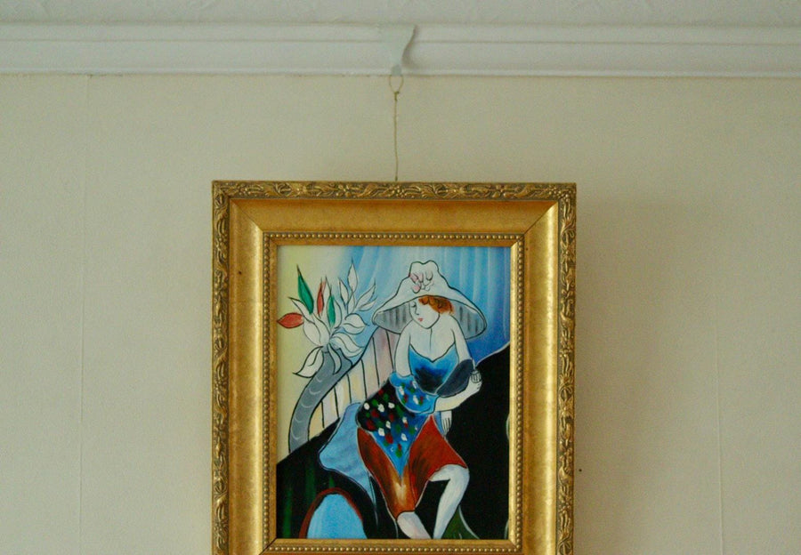 “Woman with a Hat” by Mary Varley