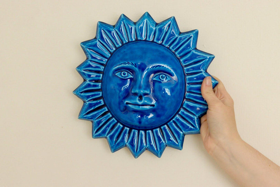 Vintage Ceramic Sun by Terra Elluna Italy