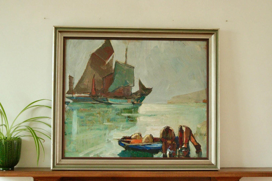 Marine Scene by Knut Norman