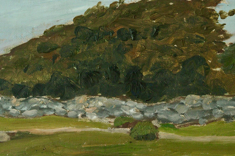 Mid-20th Century Original Oil on Canvas – Landscape