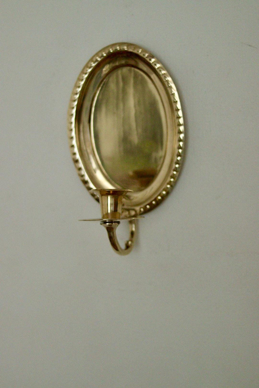 Pair of Vintage Brass Swedish Sconces