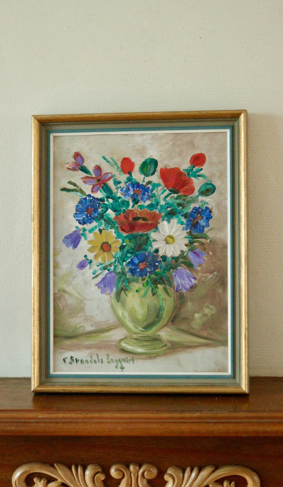 “Floral Still Life” by CARIN BRANDELS ENGQVIST