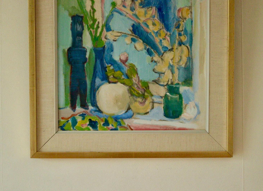 “Still Life with Flowers and Vases” by Erik Bystrom