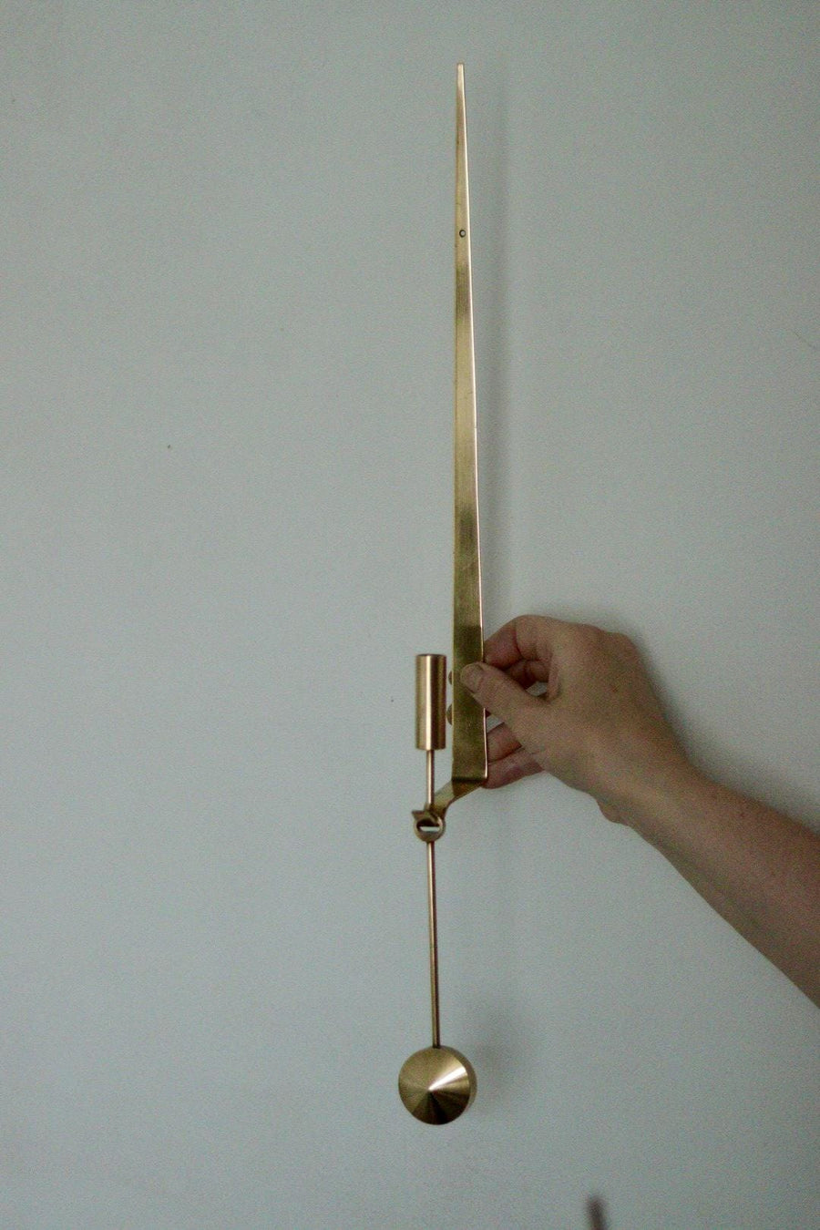 Pair of Swedish Brass Sconces